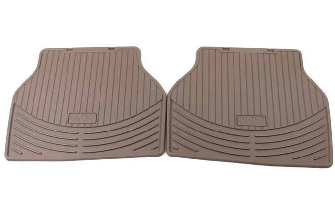 Floor Mat Set - Rear (All-Weather) (Beige)